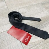 ♕ Якісна чоловіча шовкова краватка від s.Oliver, довжина 155 см
