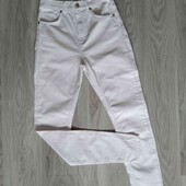 Na- Kd брендовые джинсы с высокой посадкой цвет белый размер XS евро 36