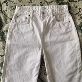 Білі джинсові шорти, Pull&Bear, розмір 40,L