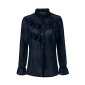 ♕ Спокуслива жіноча блуза з прошви Tchibo (Німеччина), розмір 48-50 (42 євро)