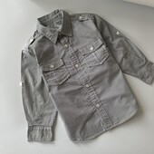Стильна сорочка в смужку для хлопчика (3)