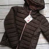 Качественная стёганная термо куртка на молнии,от hip&hopps(германия) размер 134-140