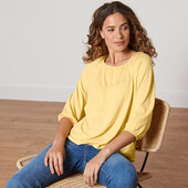 ☘ Гарна, дуже приємна на дотик блуза-сорочка від Tchibo (Німеччина), р.: 46-48 (40/42 євро)