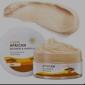 Відновлювальна маска для волосся з олією африканського баобаба і марули (200 мл)