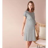 Сукня для вагітних трикотажне плаття з бавовни, esmara німеччина світло сіре