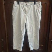 Белые джинсы 7/8 в стиле мом 56-58