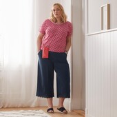 ☘ Чудові штани-кюлоти з вишивкою Tchibo (Німеччина), розмір наш: 46-48 (40/42 євро)