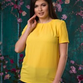 Женская блуза в желтом цвете