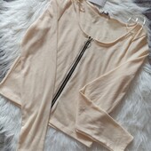 Блуза в рубчик на замку C&A, розмір XL