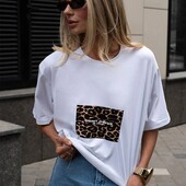 жіноча футболка лео, футболка леопард туреччина