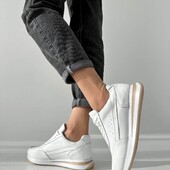 Кросівки білі, комбіновані якість LUX