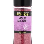 California gold nutrition, фіолетова морська сіль у млинку, 340 г