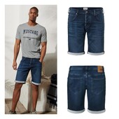 ☘ Дуже, дуже класні джинсові шорти «Мустанг», темно-сині, Tchibo (Німеччина), р.: w 32, див. заміри