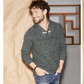 Стильный ажурний пуловер Livergy 48-50