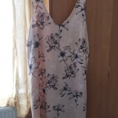 Сарафан сукня батал, 58-62 розм, нюд колір