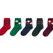 ☘Лот 2 пари☘ Якісні шкарпетки з органічної бавовни, Tchibo (Німеччина), розмір:27/30 бордово-червоні
