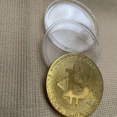 Монета сувенірна Біткоїн Bitcoin