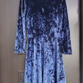 Стильна велюрова сукня H&M 10-12років