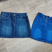 Фірмовий комплект джинсових спідниць 13-14років