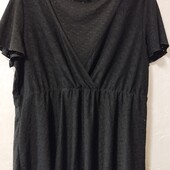 Чорна ажурна блуза розмір 3xl