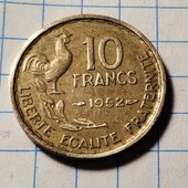 Монета Франції 10 франків 1952