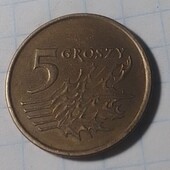 Монета Польщі 5 грошей 1999