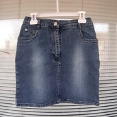 Класна джинсова спідничка на 10-11 років