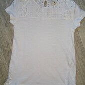 Стоп!! Фірменна зручна красива стильна натуральна подовжена футболка від Zara