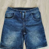 George брендовые джинсовые шорты с карманами на подростка 12/13 лет рост 152/158 см