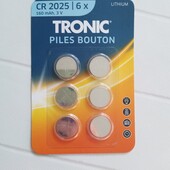 Батарейки Tronic CR 2025