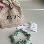 Jia jia брендовий новий браслет з натурального авантюрину для процвітання, удачі та здоров*я.