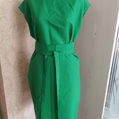 Платье, цвет - зелёный, размер 54