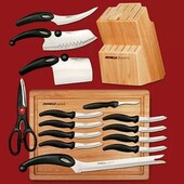 13 в 1,набор профессиональных кухонных ножей