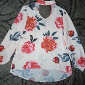Блуза с цветами