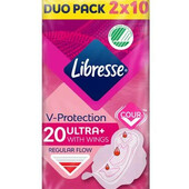 Прокладки гигиенические женские Libresse Ultra с крылышками 20 шт. в упаковке