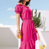 ♕ Елегантна жіноча сукня від Еsmara®, розмір наш 46-48(40 євро)