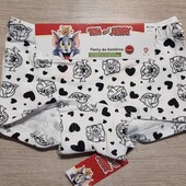 Tom & Jerry! Трикотажні труси для дівчинки, шортиками! 3 шт! 98/104! Лот 8000