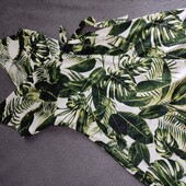 H&m S класна сукня тропічне листя