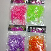 Резинки для плетения двухцветные В упаковке 200 шт
