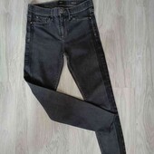 River island брендовые джинсы с лампасами цвет графит размер XS можно подростку 