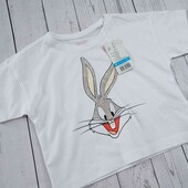 футболочка укорочена дівч.Looney Tunes 98/104