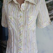 Красивая легкая блуза-жатка на р 44-46-
