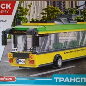 Конструктор Iblock Троллейбус PL-921-379 транспорт