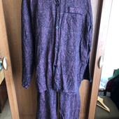 Пижама, комплект, размер L. 100% коттон, M&s, ідеал