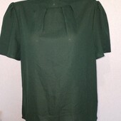 Жіноча блузка/ футболка смарагдового кольору в розмірі L. 40- 42.
