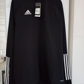 Adidas condivo 20 warm top куртка з прорізями для пальців для тренувань, занять спортом, бігу L-розм