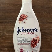 Лосьон Johnson's Body Care Vita Rich преображающий с экстрактом цветка граната, 250 мл