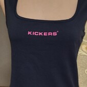 Черная майка Kickers