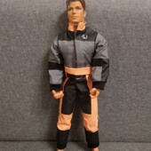 Винтажная кукла: 1998 Mattel Max steel GI joe 12" articulated male doll action figure muscles