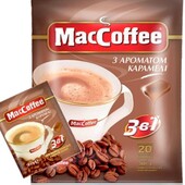 Maccofee 3 в 1 Карамель 20 пакетів